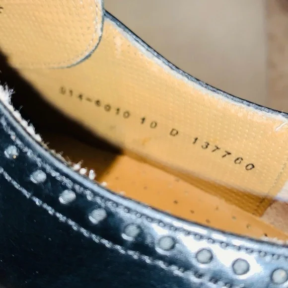 Giorgio Brutini Leather Brogue Cap Toe Oxfords. - Picture 14 of 14